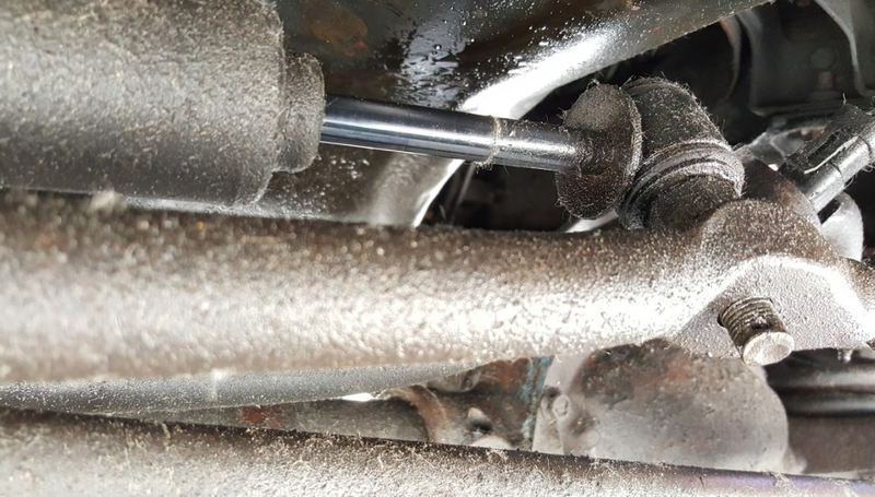 Matt’s going to want to put a nut on this steering damper.